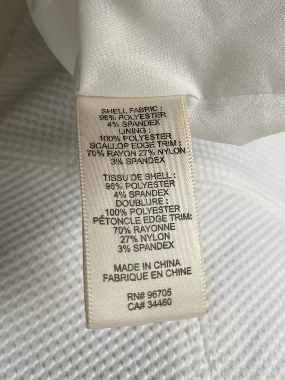 Rebecca Taylor White Sleeveless Fit-and-Flare Mini Dress - Picture 5 of 6